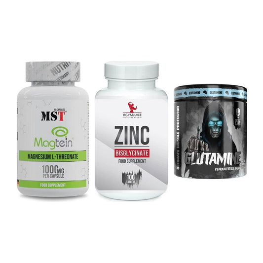 Ausdauer-Set: MST Magnesium + #GYMJUICE ZINC + Skull Labs – alle enthaltenen Artikel