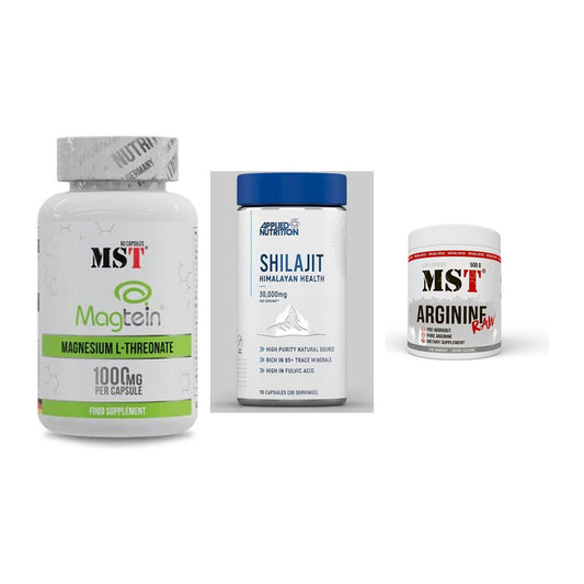 Ausdauer-Set: MST Magnesium + Applied Nutritio + MST Arginine RAW – alle enthaltenen Artikel