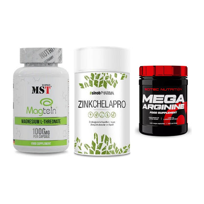 Ausdauer-Set: MST Magnesium + Sinob Zink + Scitec Mega – alle enthaltenen Artikel
