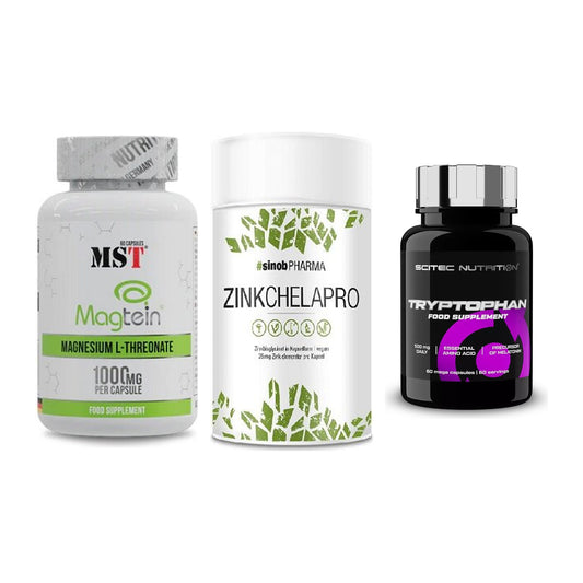 Ausdauer-Set: MST Magnesium + Sinob Zink + Scitec Tryptopha – alle enthaltenen Artikel