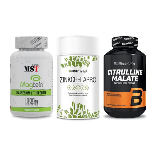 Ausdauer-Set: MST Magnesium + Sinob Zink + BioTech Citrulli – alle enthaltenen Artikel