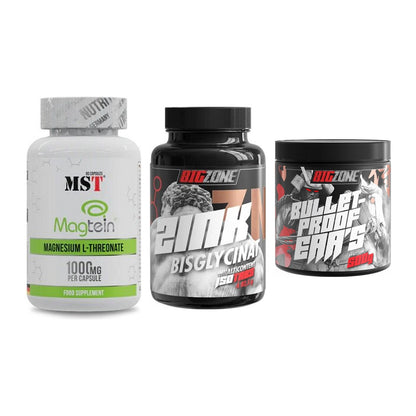 Ausdauer-Set: MST Magnesium + Big Zone Zink + Big Zone Bulletp – alle enthaltenen Artikel
