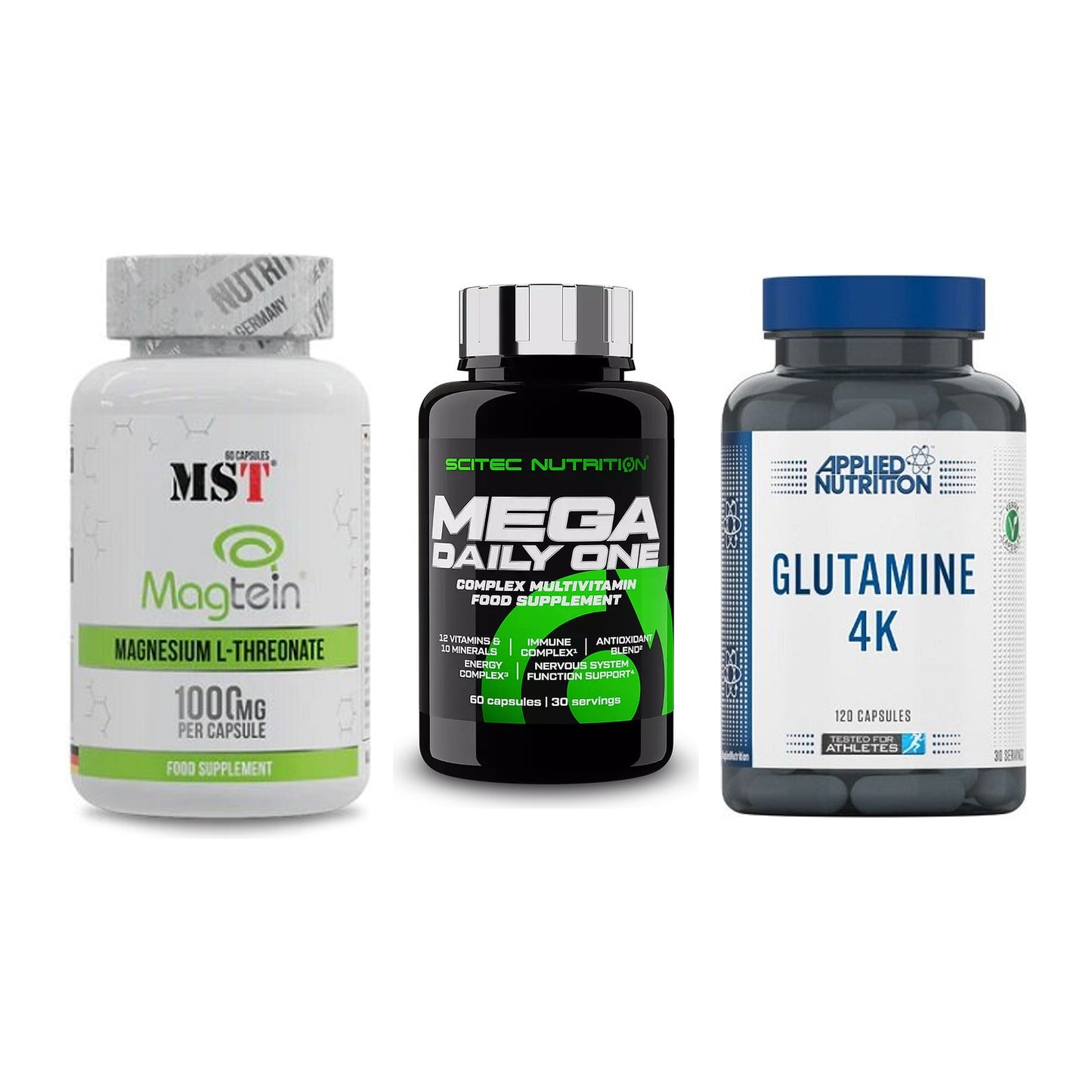 Ausdauer-Set: MST Magnesium + Scitec Mega + Applied Nutritio – alle enthaltenen Artikel