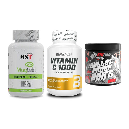 Ausdauer-Set: MST Magnesium + BioTech Vitamin + Big Zone Bulletp – alle enthaltenen Artikel