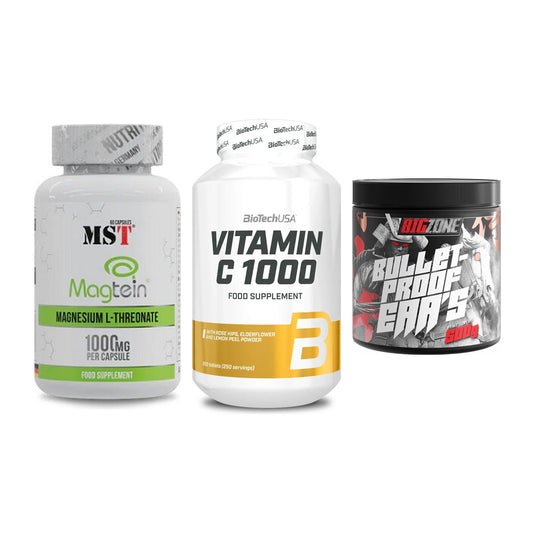 Ausdauer-Set: MST Magnesium + BioTech Vitamin + Big Zone Bulletp – alle enthaltenen Artikel