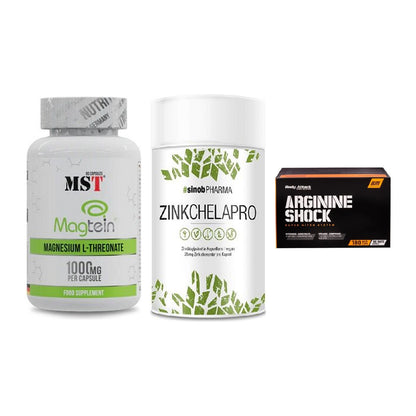 Ausdauer-Set: MST Magnesium + Sinob Zink + Body Attack – alle enthaltenen Artikel