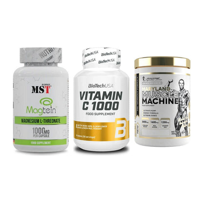 Ausdauer-Set: MST Magnesium + BioTech Vitamin + Kevin Levrone – alle enthaltenen Artikel