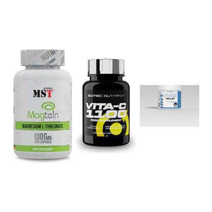 Ausdauer-Set: MST Magnesium + Scitec Vitamin C + NNT Citrullin – alle enthaltenen Artikel
