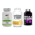 Ausdauer-Set: MST Magnesium + BioTech Vitamin + Scitec BCAA 6400 – alle enthaltenen Artikel