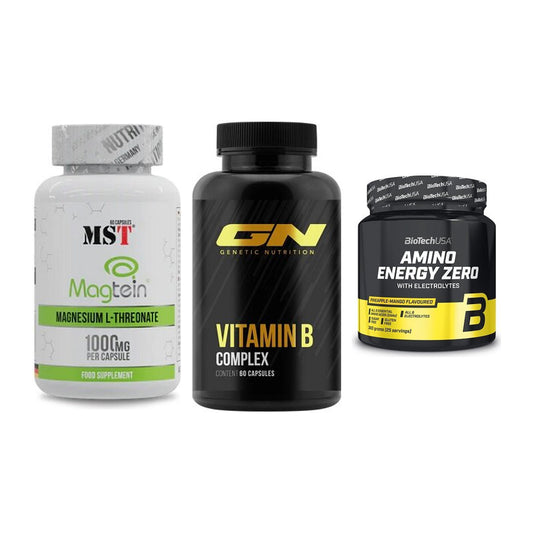Ausdauer-Set: MST Magnesium + GN Vitamin + BioTech Amino – alle enthaltenen Artikel