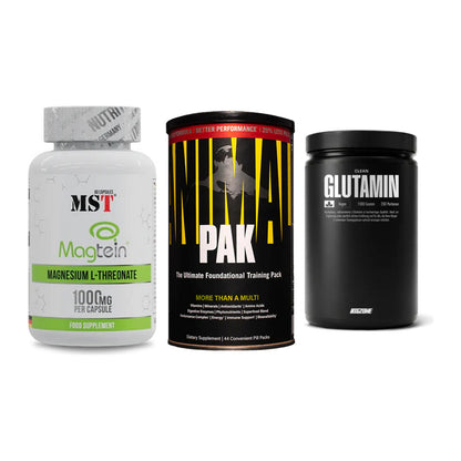 Ausdauer-Set: MST Magnesium + Universal Animal + Big Zone Glutami – alle enthaltenen Artikel