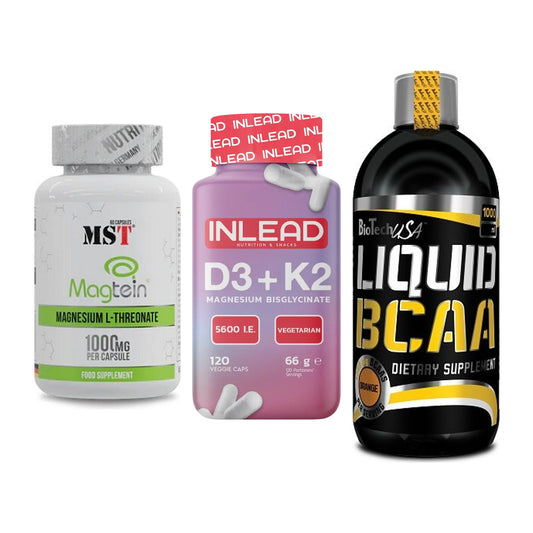 Ausdauer-Set: MST Magnesium + INLEAD Vitamin + BioTech Liquid – alle enthaltenen Artikel
