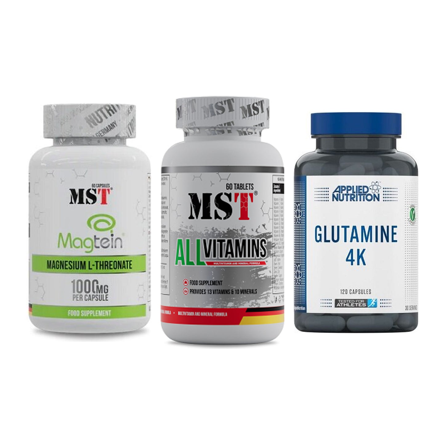 Ausdauer-Set: MST Magnesium + MST All Vitamins + Applied Nutritio – alle enthaltenen Artikel
