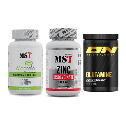 Ausdauer-Set: MST Magnesium + MST Zinc Chelate + GN Nano Pure – alle enthaltenen Artikel