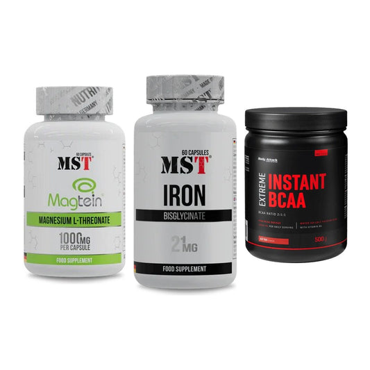 Ausdauer-Set: MST Magnesium + MST Iron Bisglyc + Body Attack – alle enthaltenen Artikel