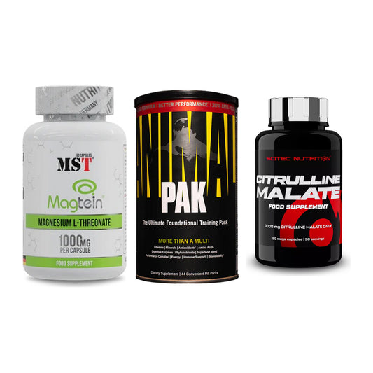 Ausdauer-Set: MST Magnesium + Universal Animal + Scitec Citrullin – alle enthaltenen Artikel