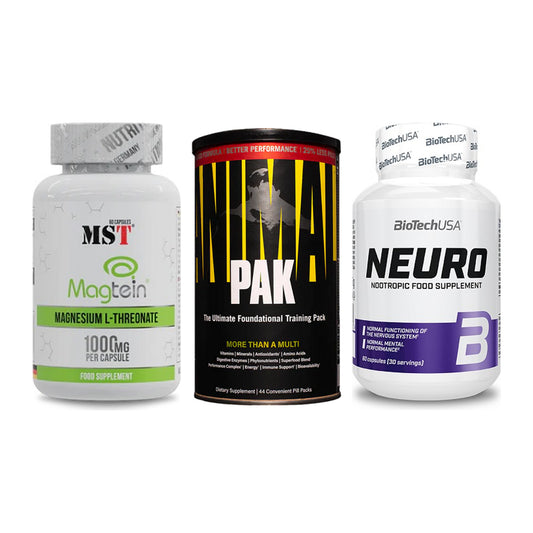 Ausdauer-Set: MST Magnesium + Universal Animal + BioTech Neuro – alle enthaltenen Artikel