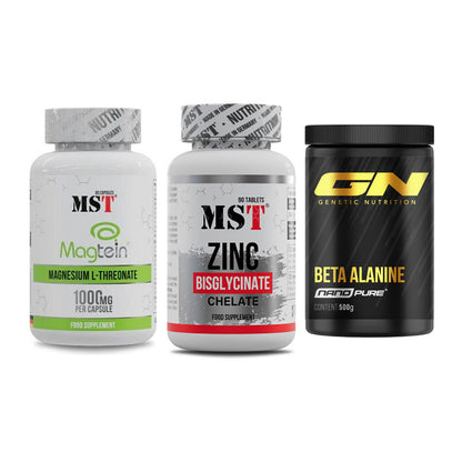 Ausdauer-Set: MST Magnesium + MST Zinc Chelate + GN Nano Beta – alle enthaltenen Artikel