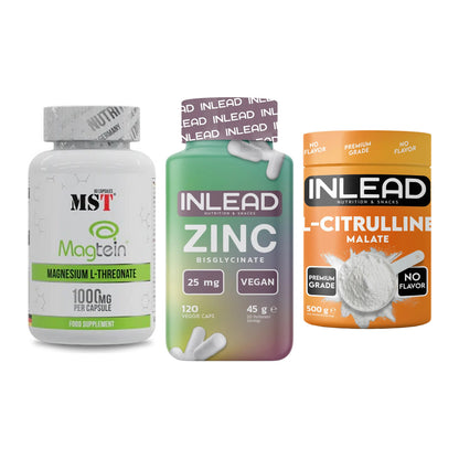 Ausdauer-Set: MST Magnesium + INLEAD Zink + INLEAD L-Citrull – alle enthaltenen Artikel