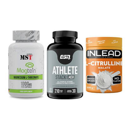 Ausdauer-Set: MST Magnesium + ESN Athlete + INLEAD L-Citrull – alle enthaltenen Artikel