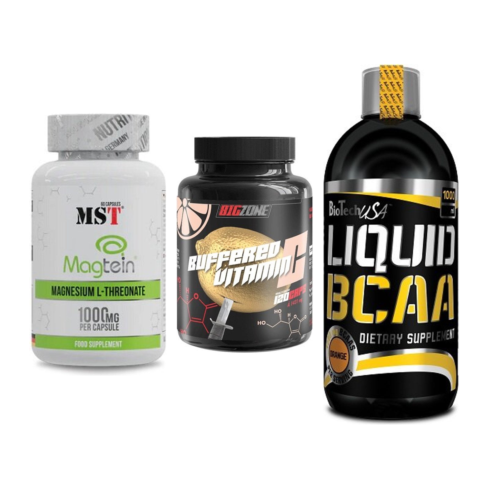 Ausdauer-Set: MST Magnesium + Big Zone Buffere + BioTech Liquid – alle enthaltenen Artikel