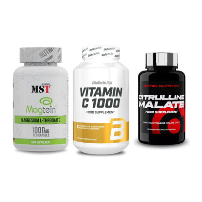 Ausdauer-Set: MST Magnesium + BioTech Vitamin + Scitec Citrullin – alle enthaltenen Artikel