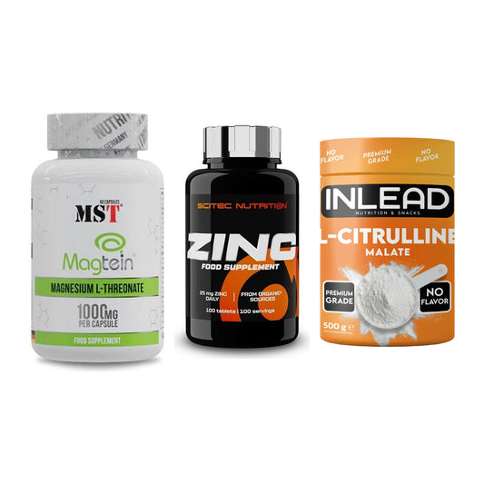 Ausdauer-Set: MST Magnesium + Scitec Zinc + INLEAD L-Citrull – alle enthaltenen Artikel