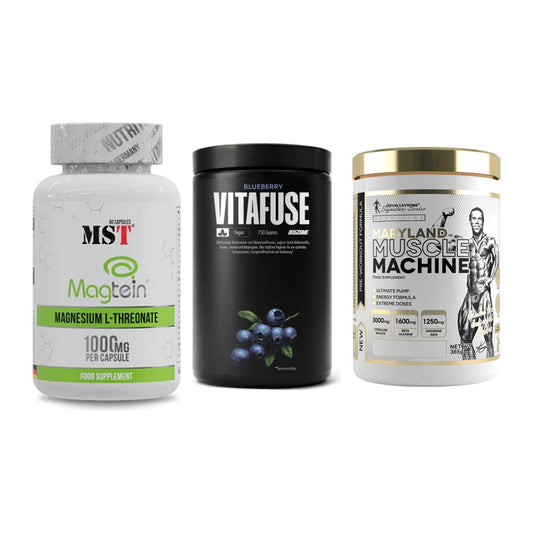 Ausdauer-Set: MST Magnesium + Big Zone Vitafus + Kevin Levrone – alle enthaltenen Artikel