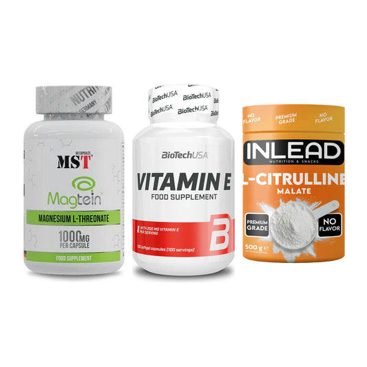 Ausdauer-Set: MST Magnesium + BioTech Vitamin + INLEAD L-Citrull – alle enthaltenen Artikel