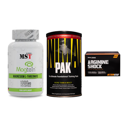 Ausdauer-Set: MST Magnesium + Universal Animal + Body Attack – alle enthaltenen Artikel