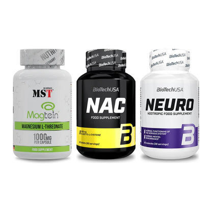 Ausdauer-Set: MST Magnesium + BioTech NAC + BioTech Neuro – alle enthaltenen Artikel