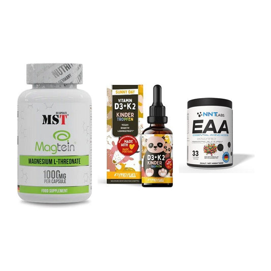 Ausdauer-Set: MST Magnesium + ProFuel VITAMIN + NNT EAA – alle enthaltenen Artikel