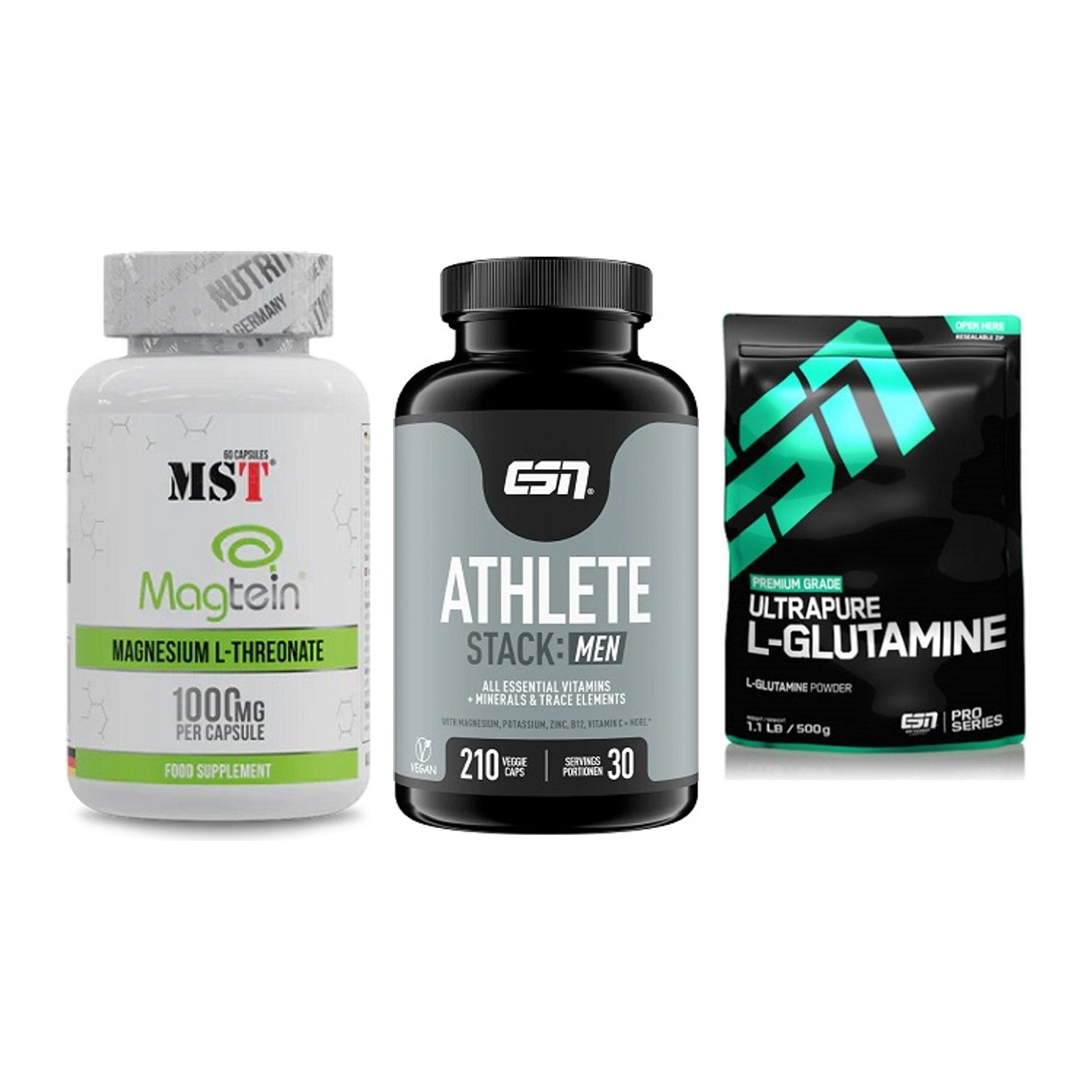 Ausdauer-Set: MST Magnesium + ESN Athlete + ESN Ultrapure – alle enthaltenen Artikel
