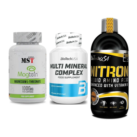 Ausdauer-Set: MST Magnesium + BioTech Multi + BioTech Liquid – alle enthaltenen Artikel