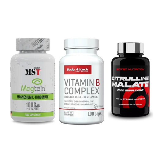 Ausdauer-Set: MST Magnesium + Body Attack + Scitec Citrullin – alle enthaltenen Artikel