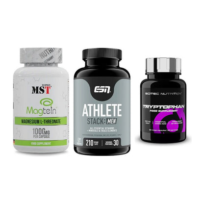 Ausdauer-Set: MST Magnesium + ESN Athlete + Scitec Tryptopha – alle enthaltenen Artikel
