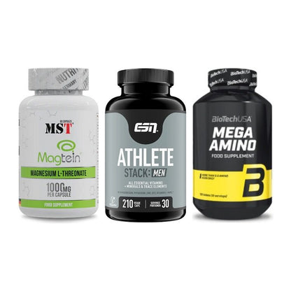 Ausdauer-Set: MST Magnesium + ESN Athlete + BioTech Mega – alle enthaltenen Artikel