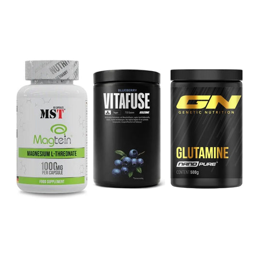 Ausdauer-Set: MST Magnesium + Big Zone Vitafus + GN Nano Pure – alle enthaltenen Artikel