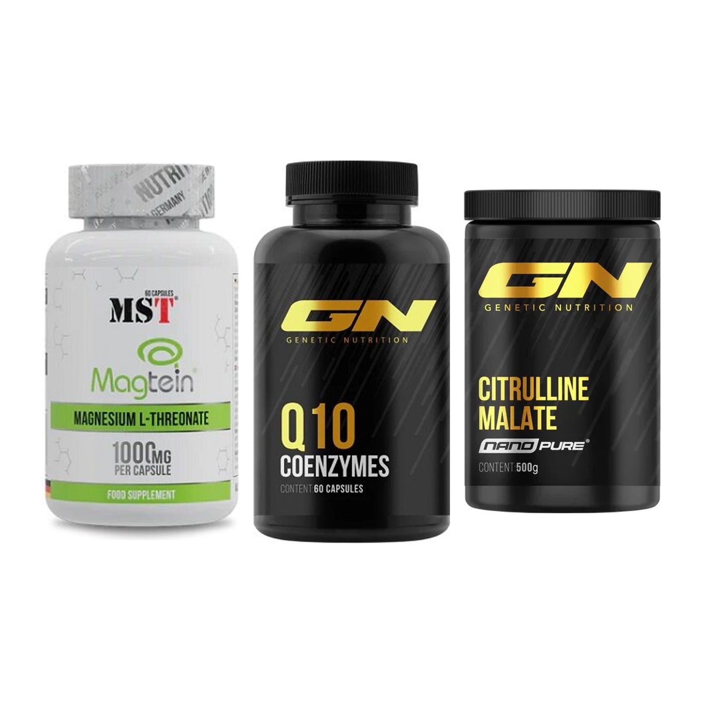 Ausdauer-Set: MST Magnesium + GN Q10 Health + GN Citrulline – alle enthaltenen Artikel