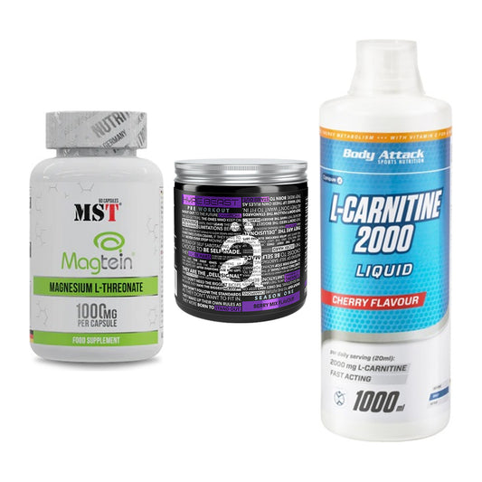Ausdauer-Set: MST Magnesium + Nanosupps Hype + Body Attack – alle enthaltenen Artikel