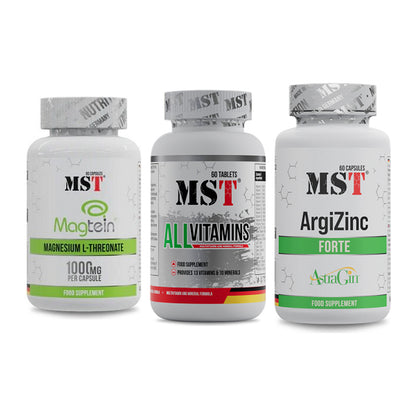 Ausdauer-Set: MST Magnesium + MST All Vitamins + MST ArgiZinc – alle enthaltenen Artikel