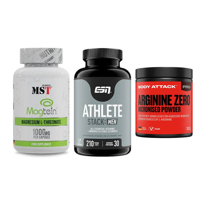 Ausdauer-Set: MST Magnesium + ESN Athlete + Body Attack 100 – alle enthaltenen Artikel