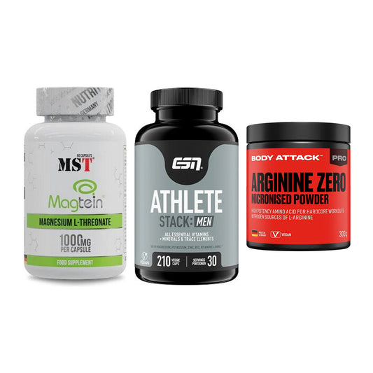 Ausdauer-Set: MST Magnesium + ESN Athlete + Body Attack 100 – alle enthaltenen Artikel