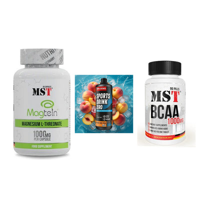 Ausdauer-Set: MST Magnesium + Body Attack + MST BCAA 1000 – alle enthaltenen Artikel