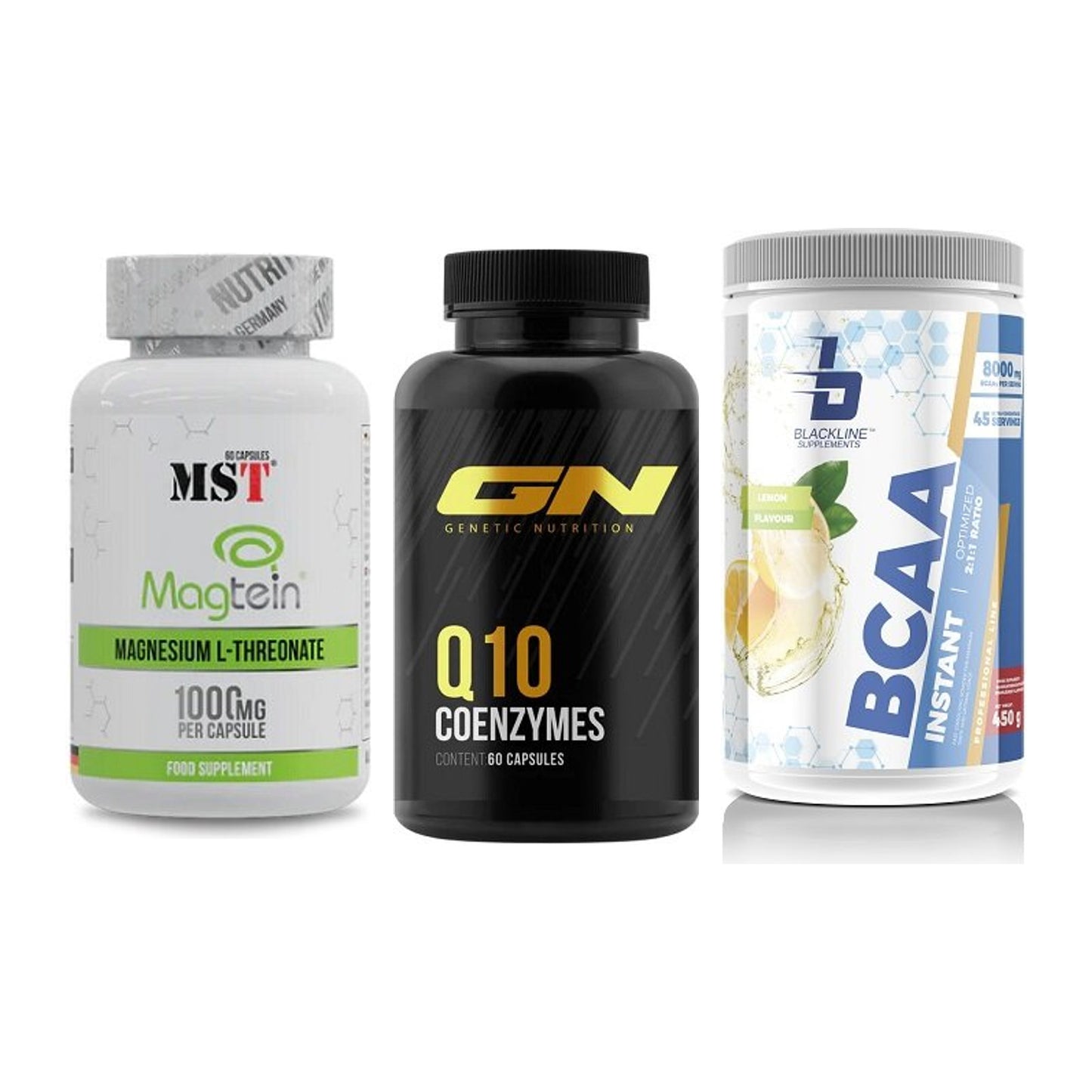 Ausdauer-Set: MST Magnesium + GN Q10 Health + Blackline – alle enthaltenen Artikel