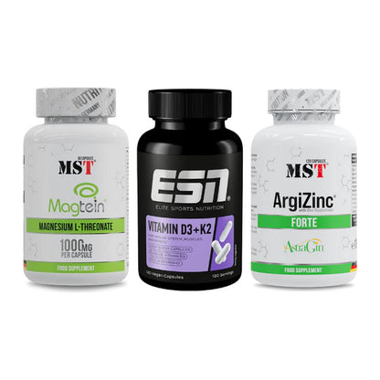 Ausdauer-Set: MST Magnesium + ESN Vitamin D3 + MST ArgiZinc – alle enthaltenen Artikel