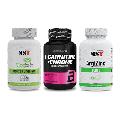 Ausdauer-Set: MST Magnesium + BioTech L-Carnit + MST ArgiZinc – alle enthaltenen Artikel