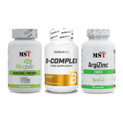 Ausdauer-Set: MST Magnesium + BioTech B + MST ArgiZinc – alle enthaltenen Artikel