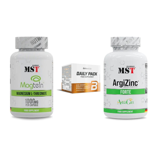 Ausdauer-Set: MST Magnesium + BioTech Daily + MST ArgiZinc – alle enthaltenen Artikel