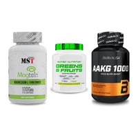 Ausdauer-Set: MST Magnesium + Scitec Greens + BioTech AAKG